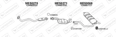 Sistema de gases de escape Mercedes-Benz E-CLASS T-Model