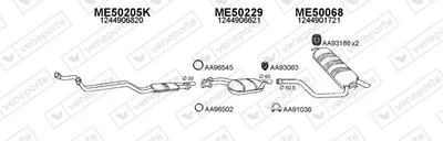 Sistema de gases de escape Mercedes-Benz E-CLASS · Mercedes-Benz E-CLASS T-Model
