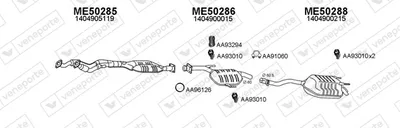 Sistema de gases de escape Mercedes-Benz S-CLASS