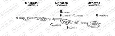 Sistema de gases de escape Mercedes-Benz S-CLASS