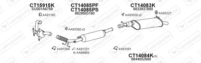 Sistema de gases de escape Toyota PROACE VERSO Bus