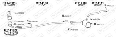 Sistema de gases de escape Toyota PROACE Van