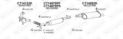 Sistema de gases de escape Toyota PROACE Van · Toyota PROACE Bus · Toyota PROACE Platform/Chassis