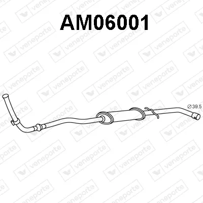 Presilenciador Austin METRO I Fastback