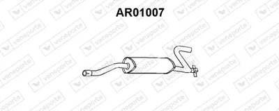 Silenciador posterior Alfa Romeo 33 · Alfa Romeo ALFASUD · Alfa Romeo ALFASUD Sprint