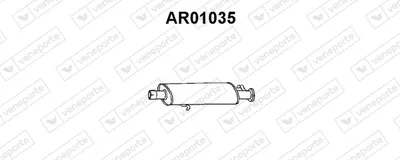 Presilenciador Alfa Romeo 155