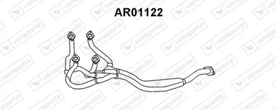 Tubo de escape Alfa Romeo 145 · Alfa Romeo 146