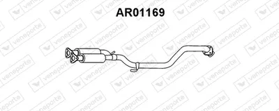 Presilenciador Alfa Romeo 164