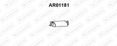 silenciador del medio Alfa Romeo 145 · Alfa Romeo 155 · Alfa Romeo 146