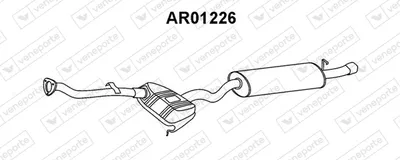 Silenciador posterior Alfa Romeo 145