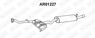 Silenciador posterior Alfa Romeo 146