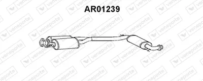 Presilenciador Alfa Romeo 164