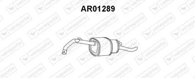 Silenciador posterior Alfa Romeo 75