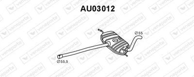Presilenciador Audi A4 B5 · Audi A4 B5 Avant
