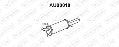 Silenciador posterior Audi A4 B5 · Audi A4 B5 Avant