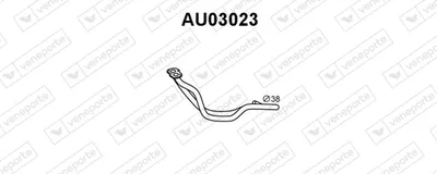 Tubo de escape Audi 80 B2 Saloon · Vw PASSAT B2 · Vw PASSAT B1 Variant