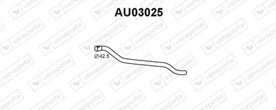 Tubo de escape Audi 80 B2 Saloon · Audi COUPE B2