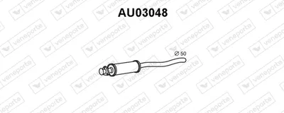 Presilenciador Audi 80 B2 Saloon · Audi 80 B3 Saloon · Audi 90 B2