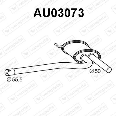 Presilenciador Audi A4 B5 · Audi A4 B5 Avant