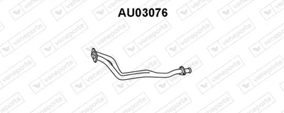 Tubo de escape Audi 100 C3 Saloon · Audi 100 C3 Avant