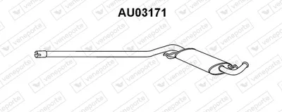 Presilenciador Audi 80 B4 Avant · Audi A6 C4 Avant