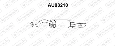 Silenciador posterior Audi A4 B5 · Audi A4 B5 Avant