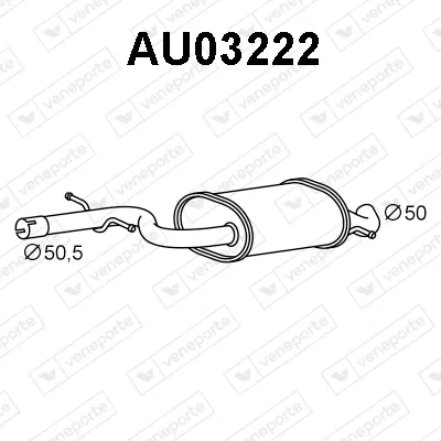 Presilenciador Audi A3 · Audi A3 Sportback · Skoda YETI