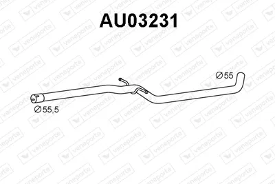 Tubo de escape Audi A3 · Audi A3 Sportback · Vw GOLF V