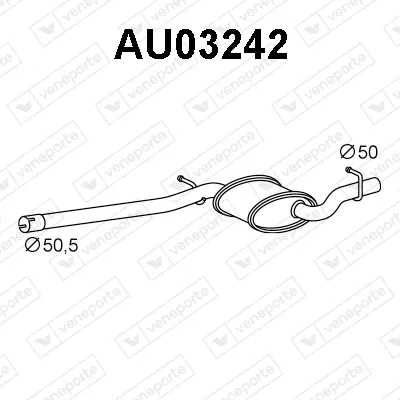 Presilenciador Audi A4 B6 · Audi A4 B6 Avant