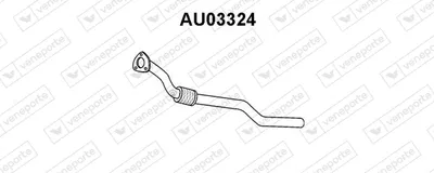 Tubo de escape VENEPORTE AU03324