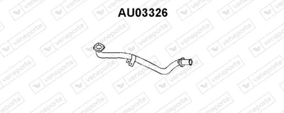 Tubo de escape Audi 80 B2 Saloon