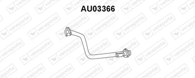 Tubo de escape Audi 100 C4 Saloon · Audi 100 C4 Avant · Audi A6 C4