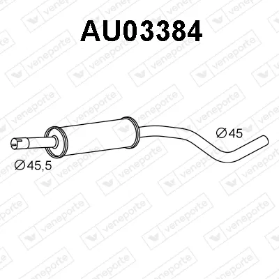 Presilenciador Audi A2