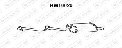 Silenciador posterior Bmw 3 · Bmw 3 Touring