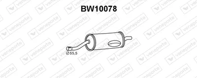 Silenciador posterior Bmw 5