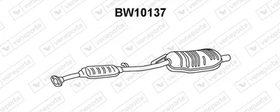 Silenciador posterior Bmw 3 · Bmw 3 Coupe