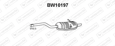Silenciador posterior Bmw 3 Touring