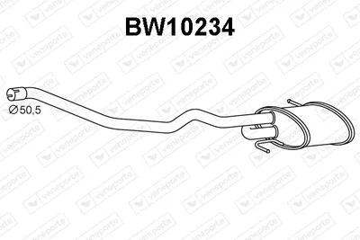 Silenciador posterior Bmw X5