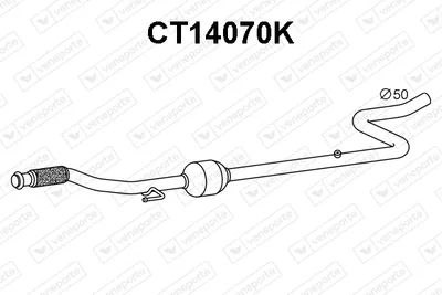 Catalizador Citroën C3 AIRCROSS II · Opel CROSSLAND X / CROSSLAND · Vauxhall CROSSLAND X / CROSSLAND