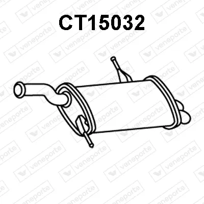 Silenciador posterior Citroën C4 GRAND PICASSO I