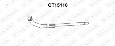 Tubo de escape VENEPORTE CT15116