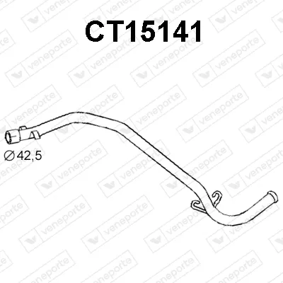 Tubo de escape Alfa Romeo AR 6 Van · Citroën C25 Bus · Citroën C25 Van