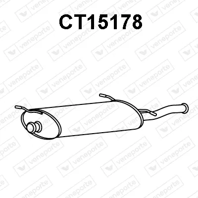 Silenciador posterior Citroën XSARA · Citroën XSARA Break · Citroën XSARA Coupe