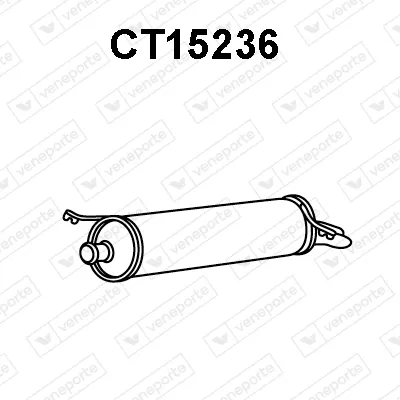 Silenciador posterior Citroën C5 I · Citroën C5 I Break
