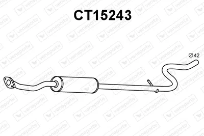 Presilenciador Citroën C3 I · Citroën C3 Pluriel