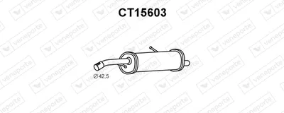 Silenciador posterior Citroën C3 I · Citroën C2