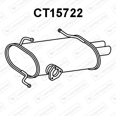 Silenciador posterior Citroën C-CROSSER · Citroën C-CROSSER ENTERPRISE · Citroën C-CROSSER Van