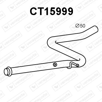 Tubo de escape Citroën C3 PICASSO · Citroën C3 III · Peugeot 208 I