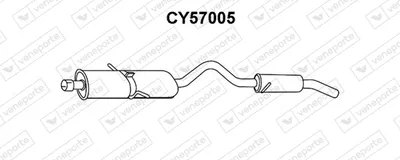 Silenciador posterior Chrysler VOYAGER / GRAND VOYAGER III