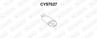 Silenciador posterior Chrysler NEON · Chrysler NEON II
